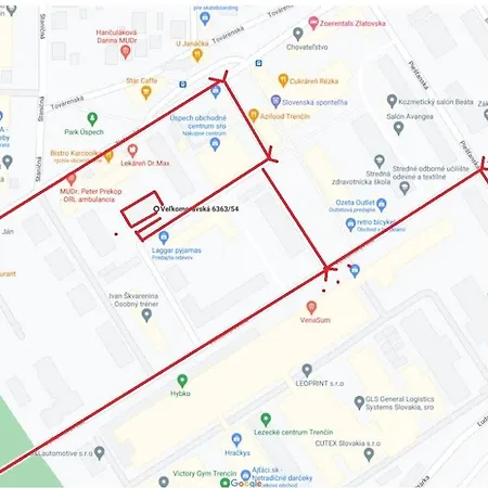 Slnecny V Blizkosti Historickeho Centra Free Parking Trenčín