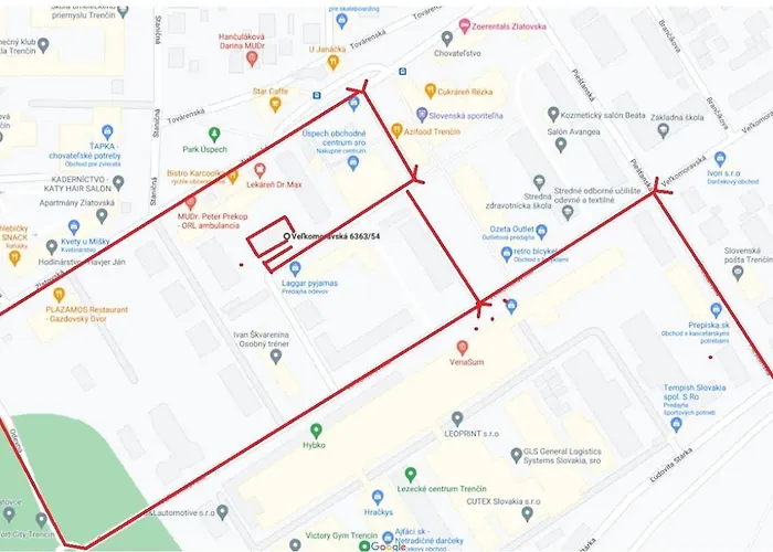 Slnecny ,dobra Adresa-free Parking Trenčín